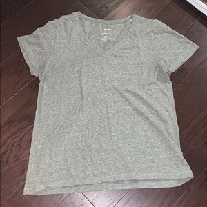 light green v neck
